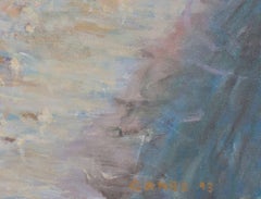 "Conchiglie effetto tramonto - Isola di Marco", Acrilico firmato da Chuck Garbo Hajinian