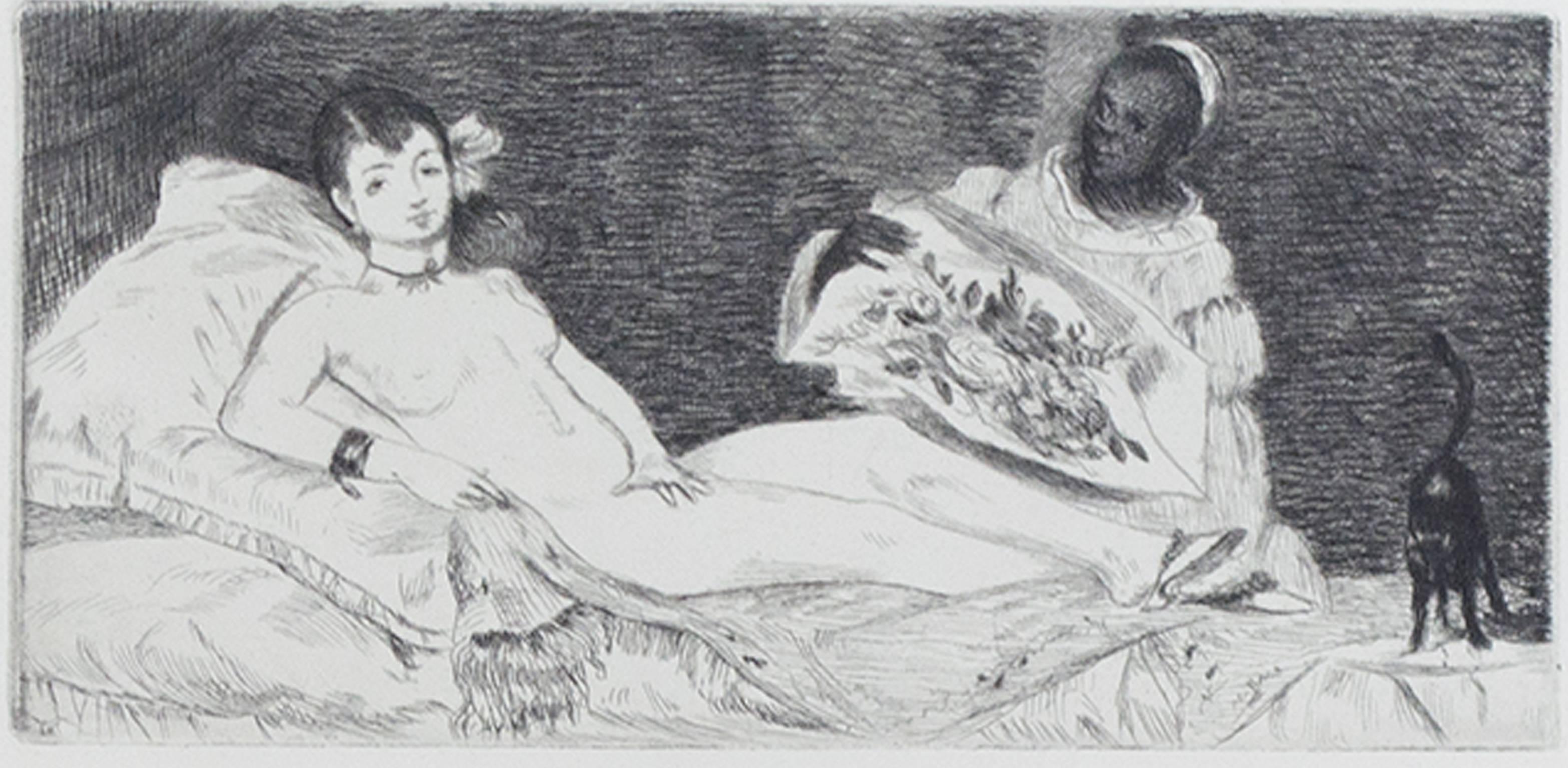 Edouard Manet Figurative Print - Olympia - Sixth and Final State