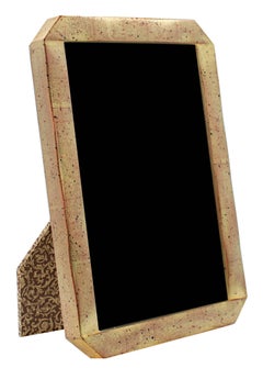 "Handmade 22K Gold Leaf Photo Frame," Wood 4 x 6 in Frame created in Romania