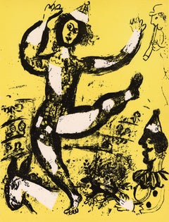 Le Cirque Lithograph by Marc Chagall, Framed, 1960, Excellent