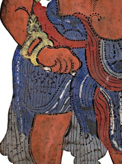 "Shadow Puppet Wayang Purwa, " Leather created in Indonesia in 19th Century