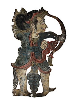 "Shadow Puppet Wayang Purwa," Leather created in Indonesian in the 19th Century