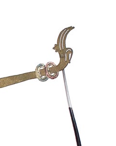 "Indonesian Shadow Puppet Wayang Purwa, " Leather created in Indonesian