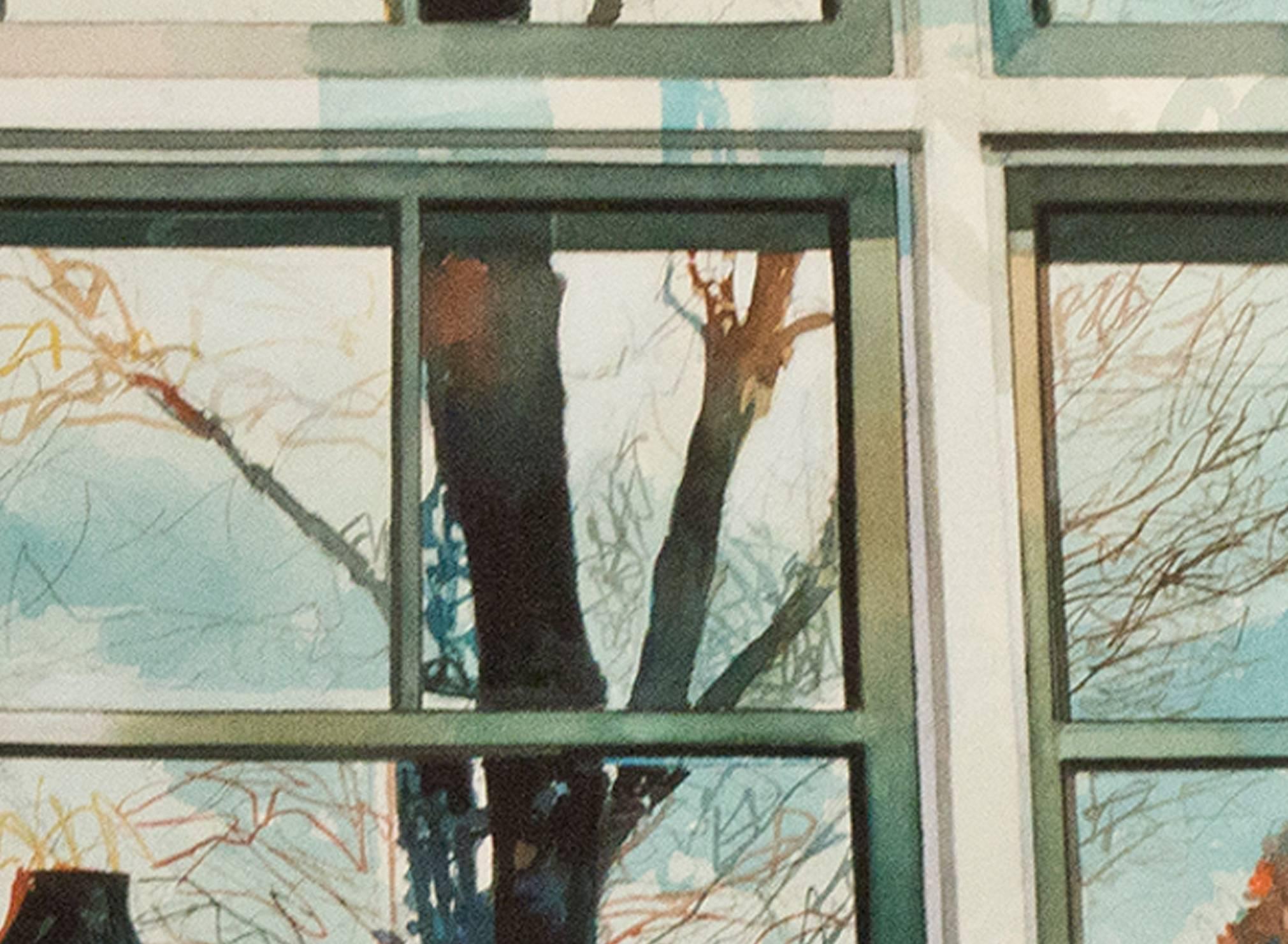 watercolor painting windows