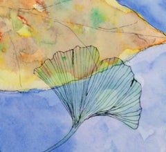 "Autumn Wind--Chenequa, " Watercolor and Ink signed by David Barnett