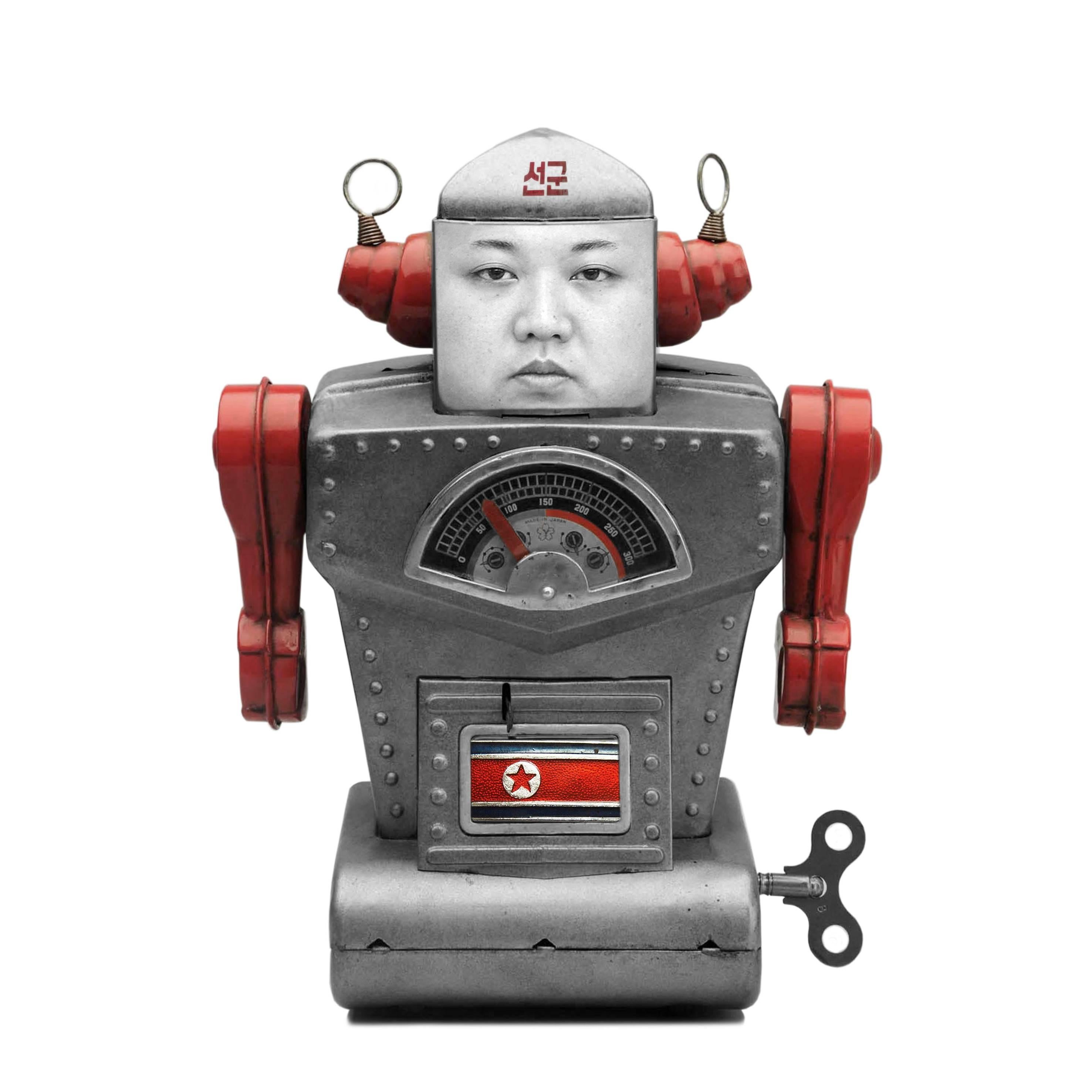 Max Papeschi Figurative Print - Kim Space Robot