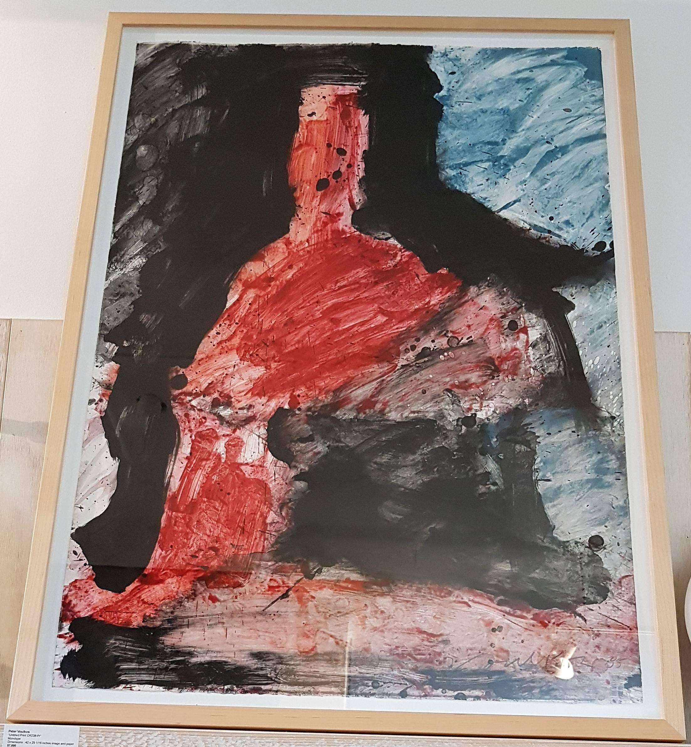 Monotype
Dimensions : 42 x 29.75 inches image and paper

Peter Voulkos (popular name of Panagiotis Voulkos; January 29, 1924 – February 16, 2002) was an American artist of Greek descent. He is known for his abstract expressionist ceramic sculptures,
