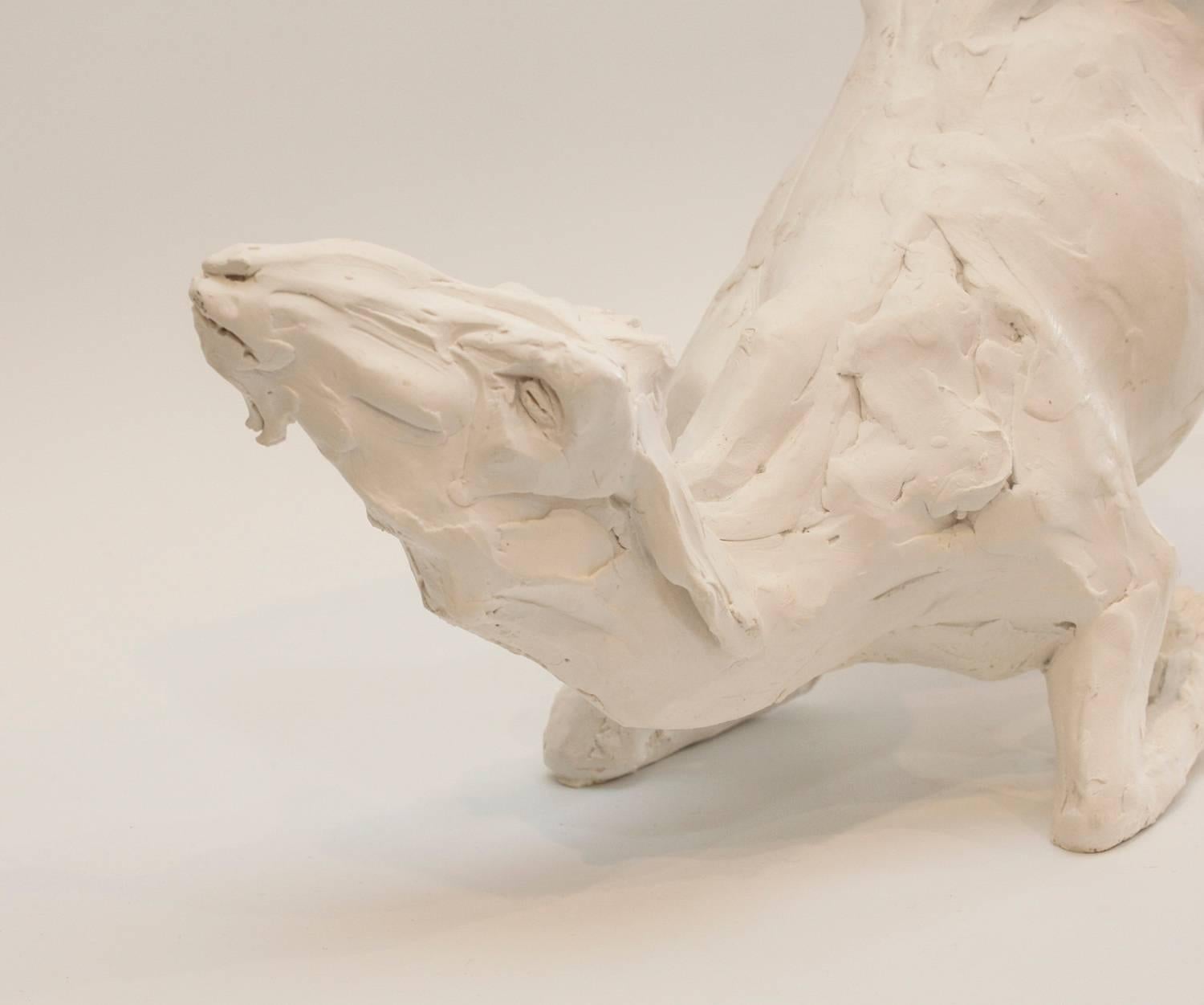 Goat III - Sculpture by Beth Cavener