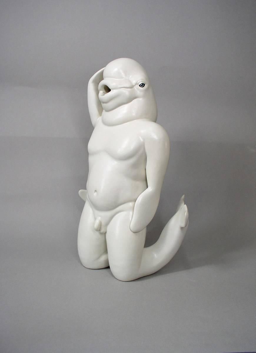 Keira Norton Nude Sculpture - Kneeling Beluga