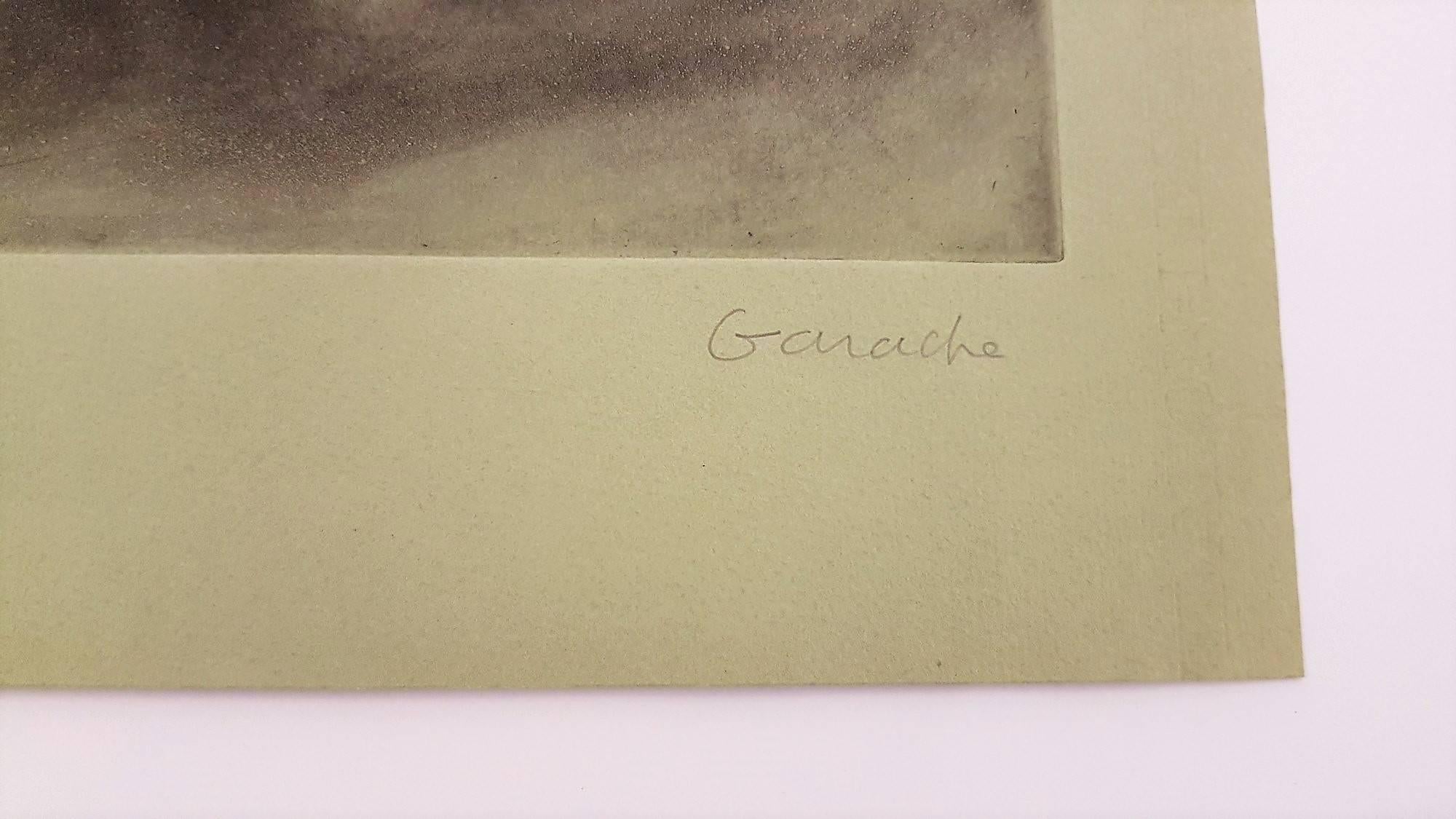 Hockender Akt - Print by Claude Garache