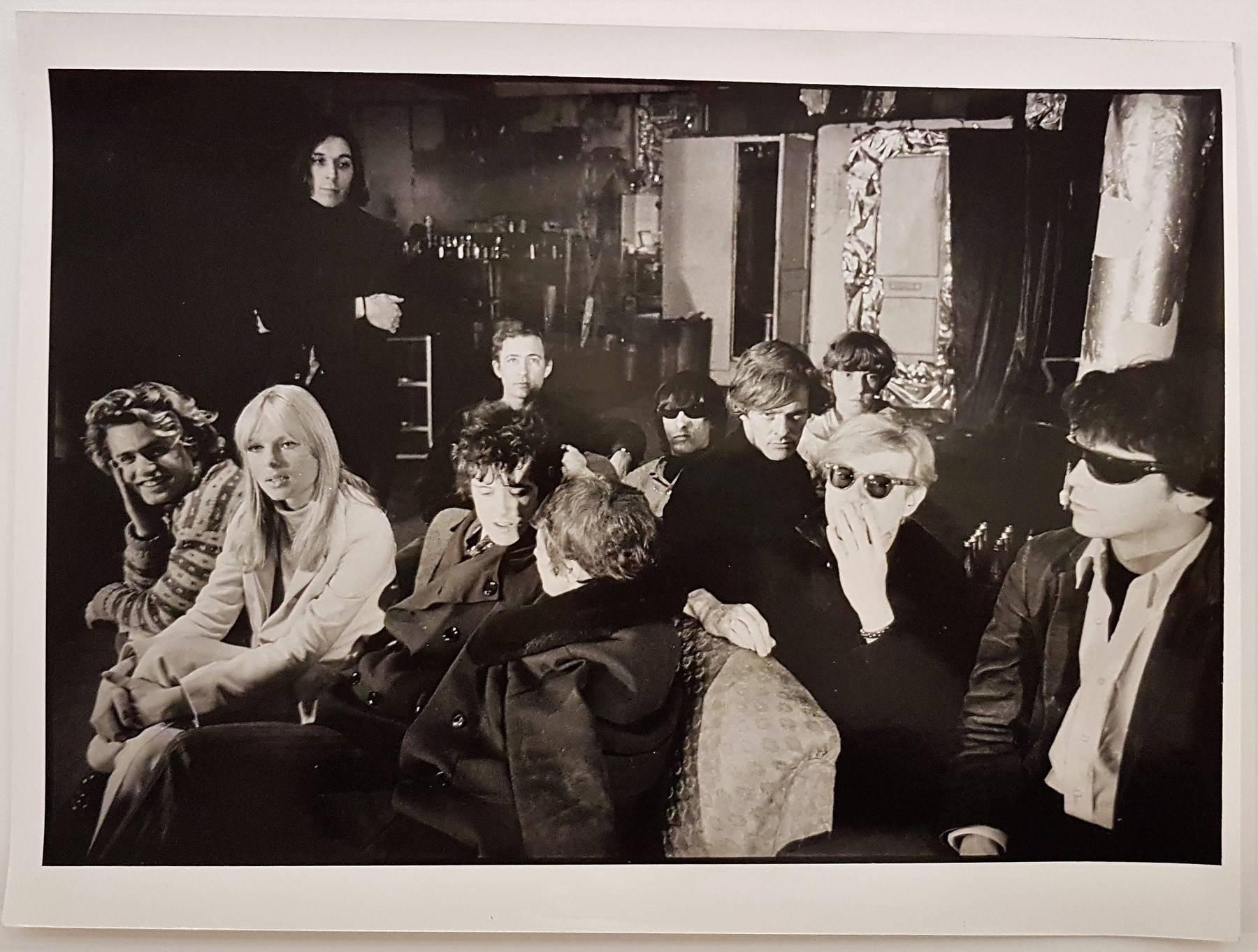 Nat Finkelstein Portrait Photograph - Velvet Underground and Andy Warhol