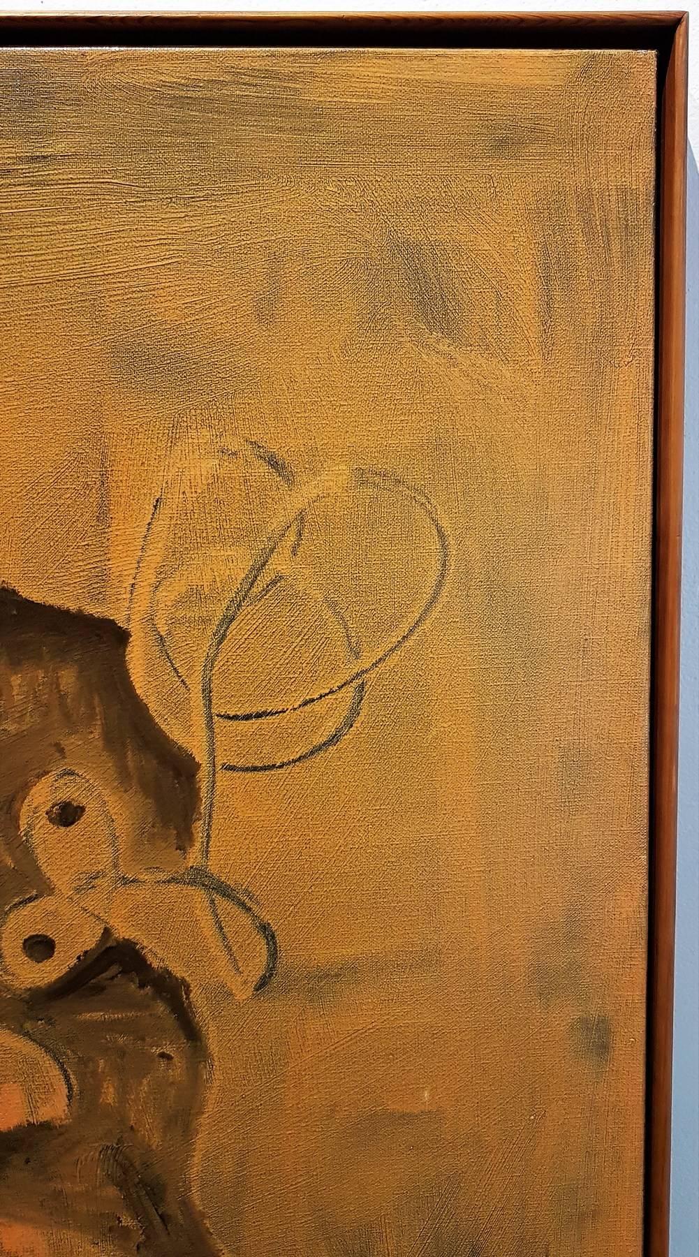 Blumenstilleben No. 401 - Painting Impressionismo astratto di Anton Henning