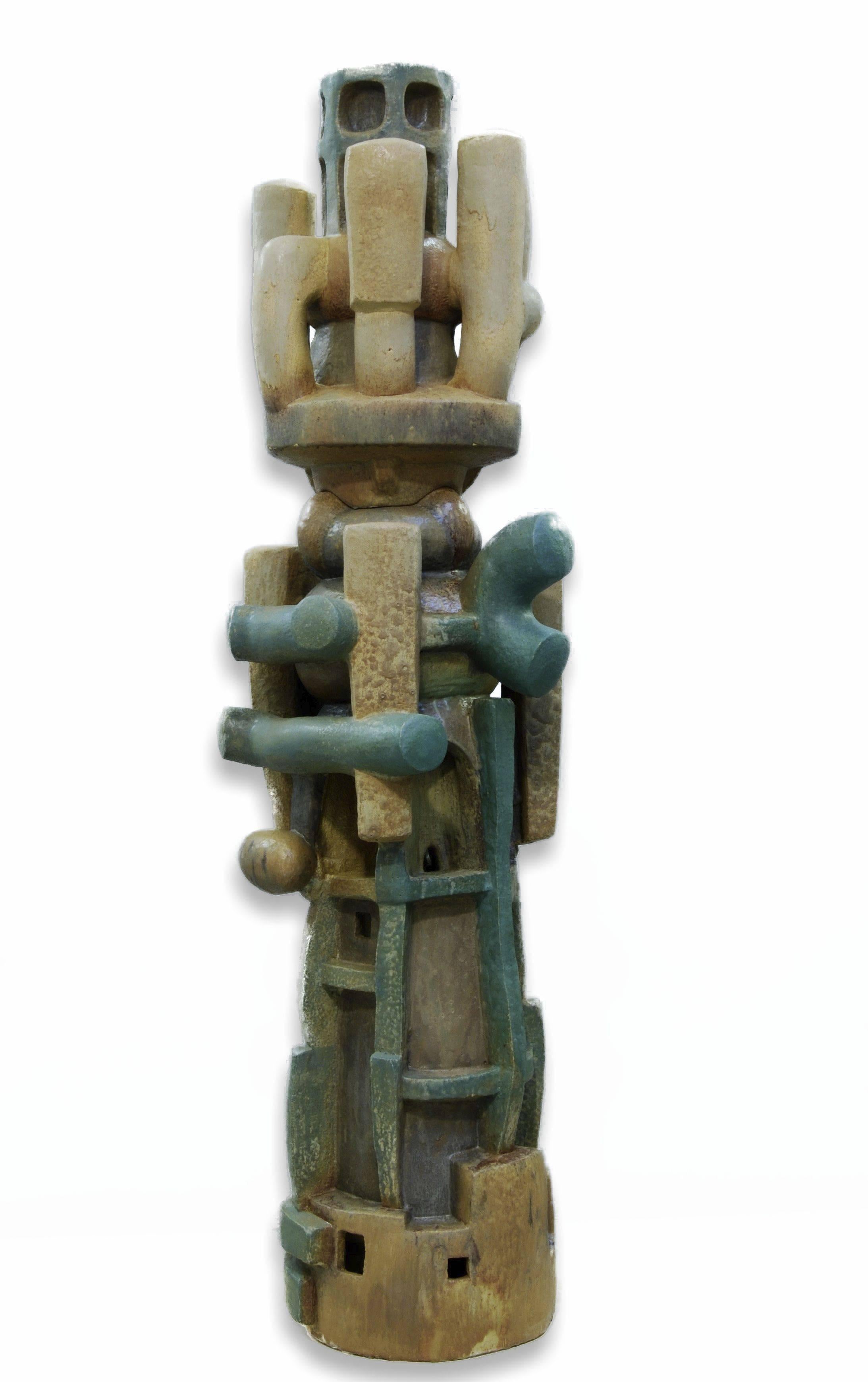 Tower King (from the Recursion Collision Series) - Sculpture by John Balistreri