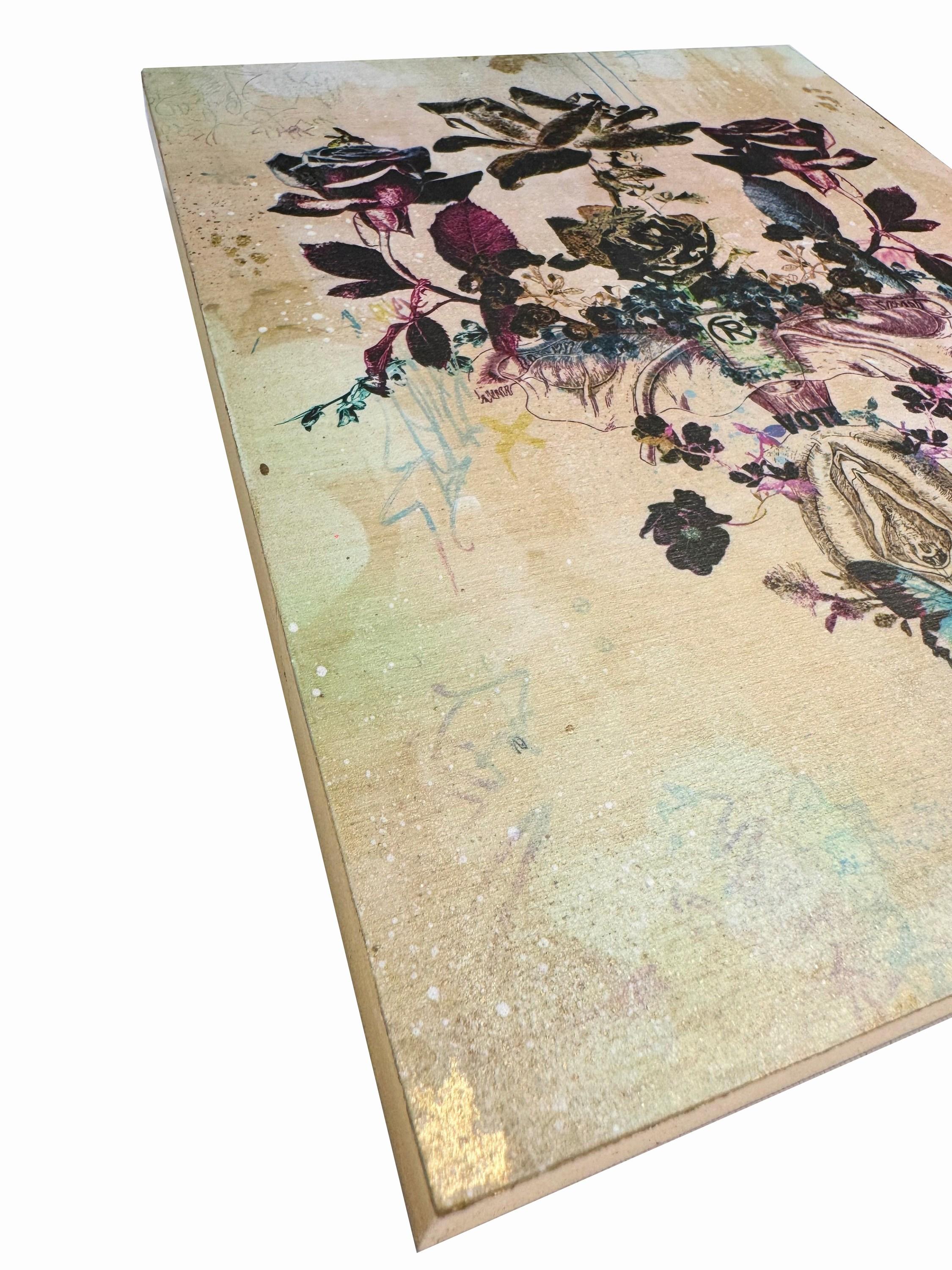 Stai Fuori dal Mio Giardino Numero 1 (Botanicals, Burgundy, Butterflies 50% OFF) in vendita 2