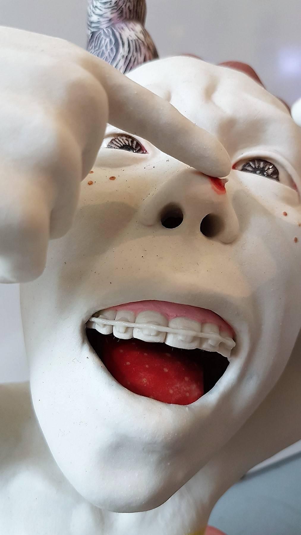 White Blossom - Sculpture by Kyungmin Park