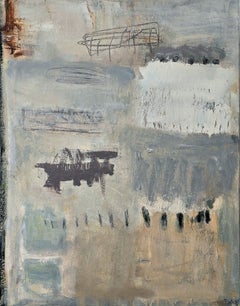 Path (Gestural Abstract, Cool, Muted, Atmospheric, Toned down)