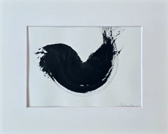 Fifty Gestures, No. 1 (China Ink, Calligraphy, Sumi Style, Minimal)
