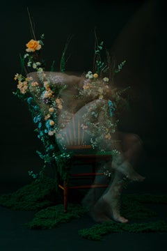 Flower Throne 3 (Portrait, Floral, Dreamy, Surreal, Ghostly)