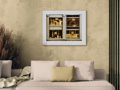 Inside Look (Industrial Windows, Urban Facade, Golden Glow)