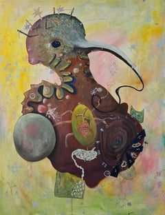 Liberati dalla gelosia (Colibrì, Ritratto, Narrazione, Pittura a olio)