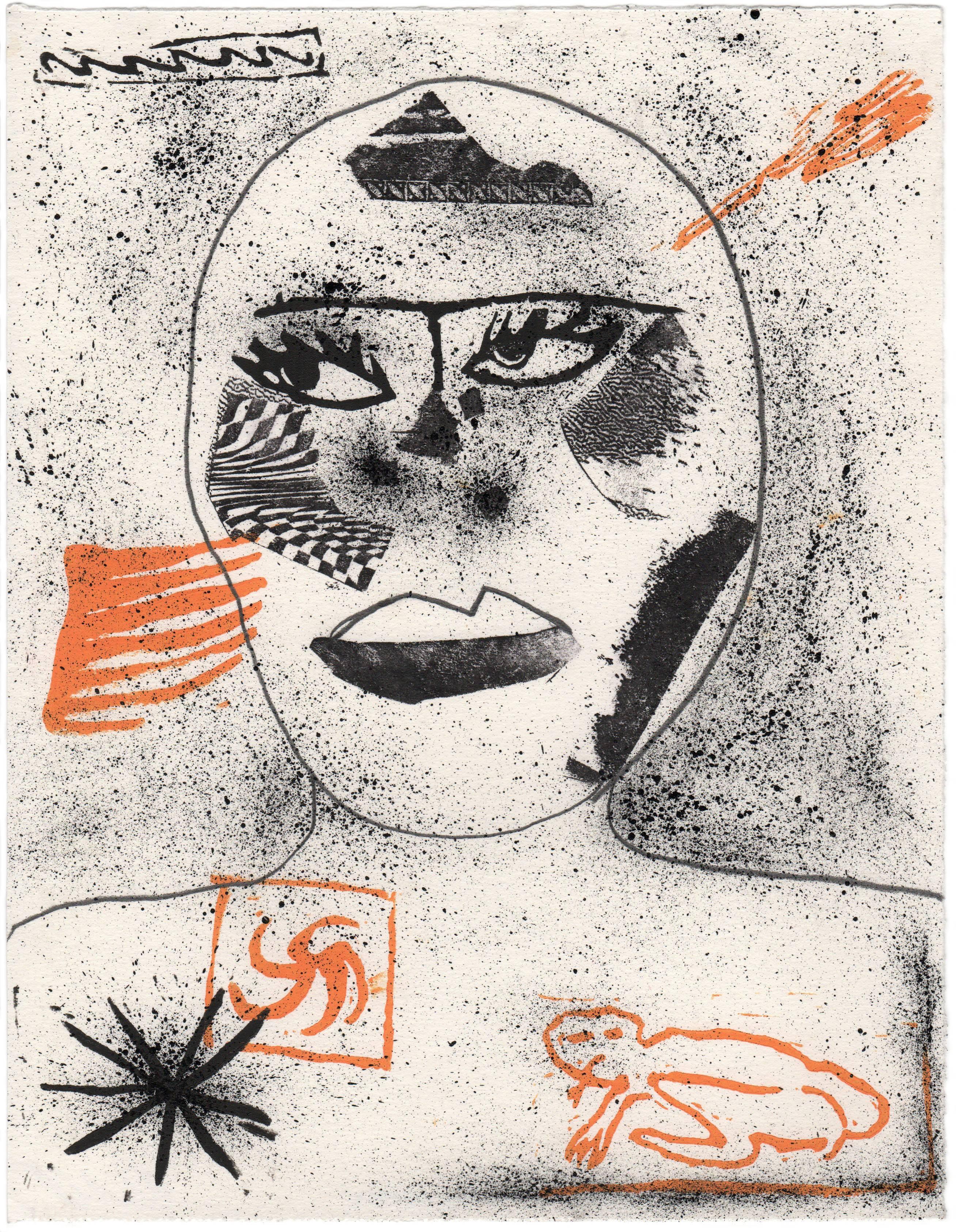 Ein Porträt von Gary Numan – Art von Olivia Gibb
