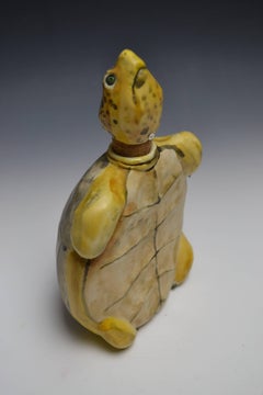 Yellow Spotted Turtle Flask