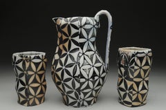 Flower of Life Pitcher with Cups