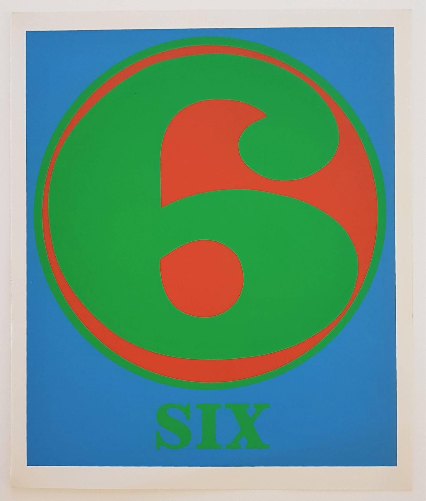 Robert Indiana Print - Number Suite - Six