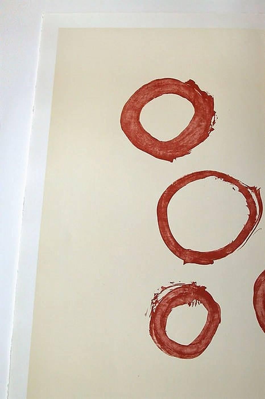 Five Circles - Print by Robert Motherwell