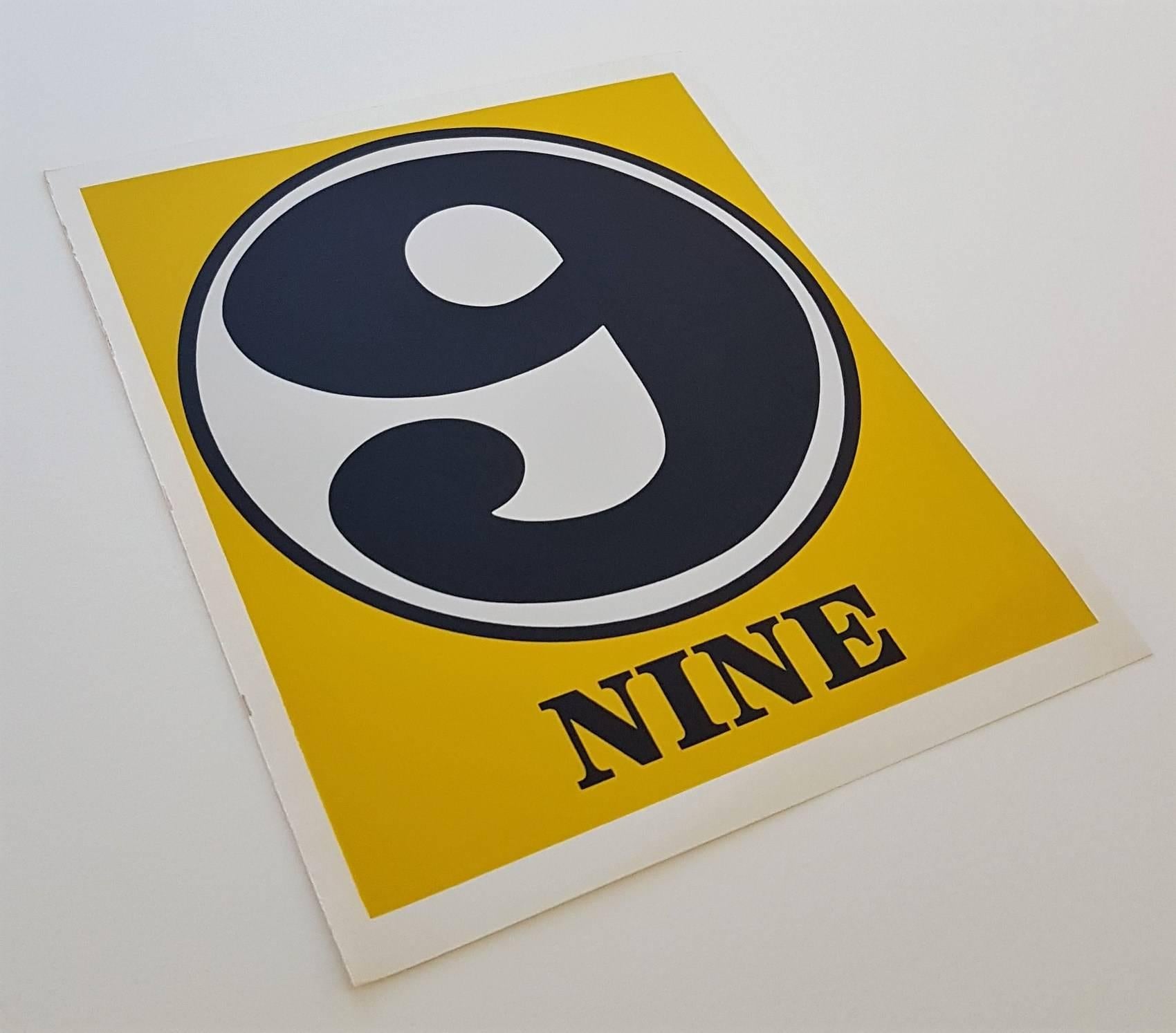 Number Suite - Nine - Print by Robert Indiana