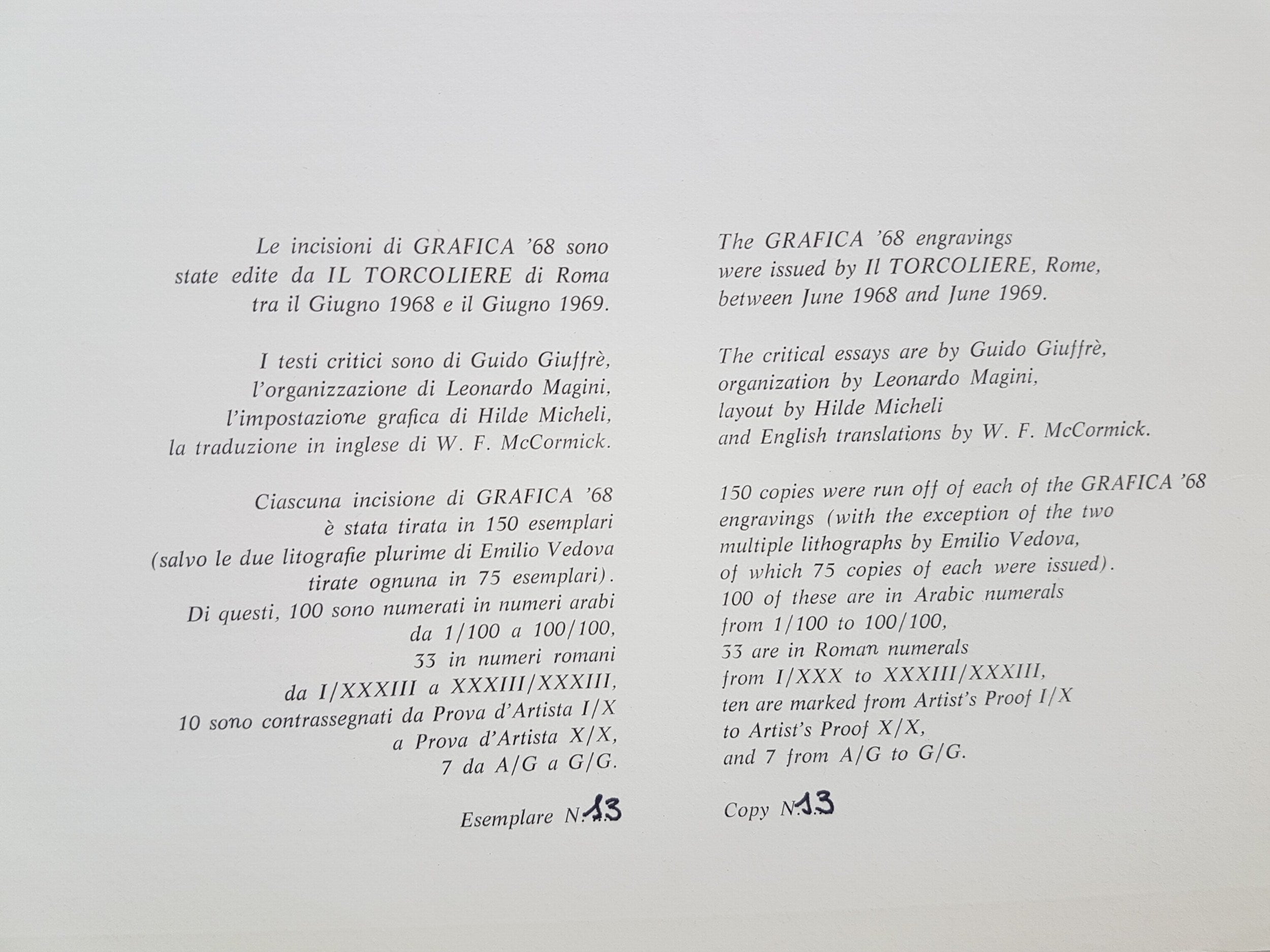 Grafica Partial Portfolio Containing 5 Five Lithographs And Etchings For Sale At 1stdibs