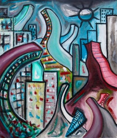 "São Paulo" by Enzio Wenk, 2011 - Acrylic on Canvas, Neo-Expressionism