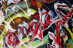"Perdersi in un mare troppo grande", 2017, by Enzio Wenk - Neo-expressionism