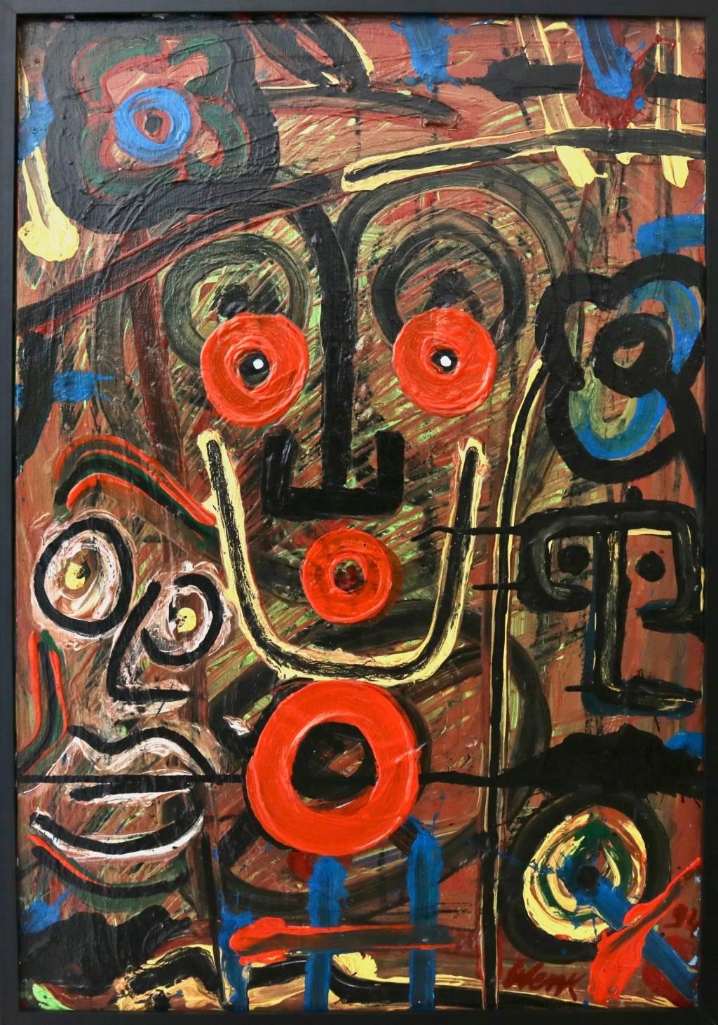 Abstract Painting di Enzio Wenk - Senza titolo