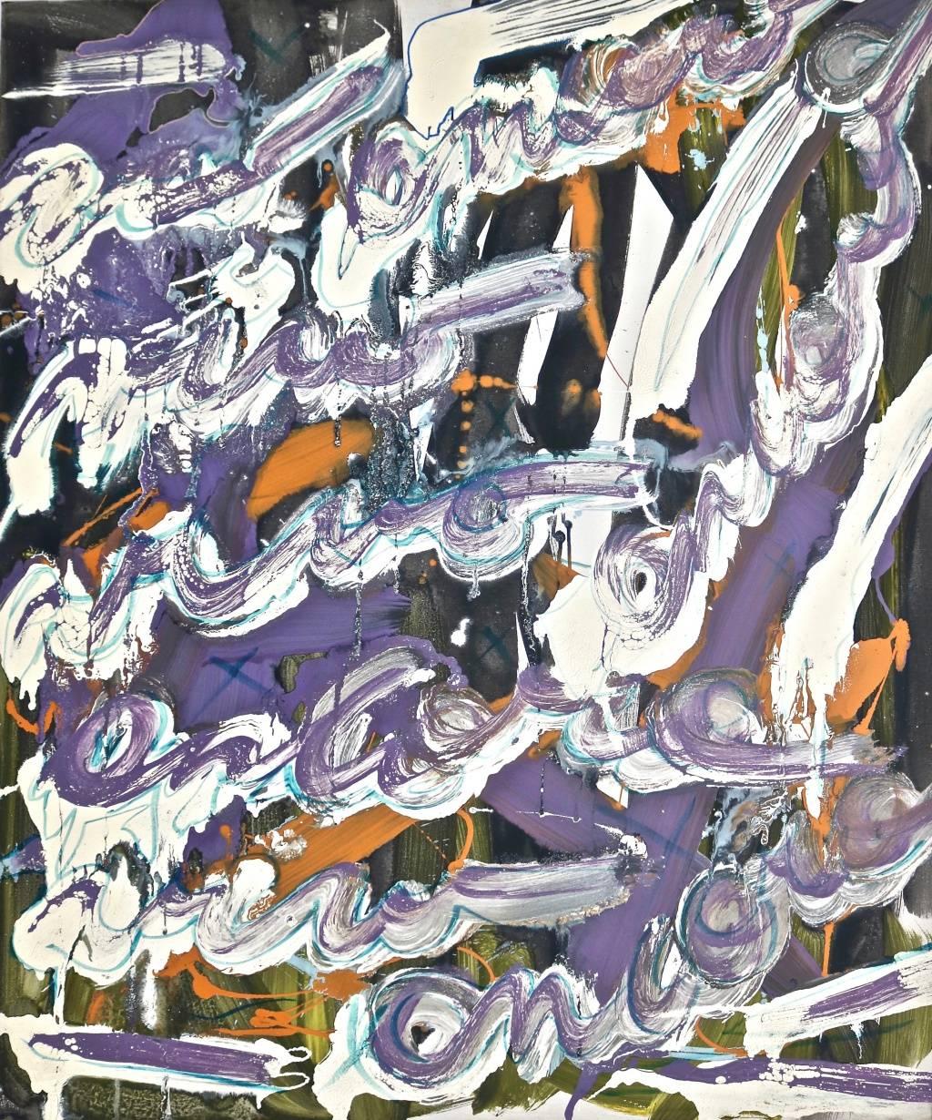 Abstract Painting di Enzio Wenk - Le parole dentro