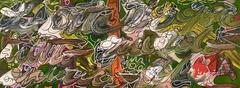 "L'arte è soprattutto ricordo onirico..." by Enzio Wenk, 2010 - Words on Canvas