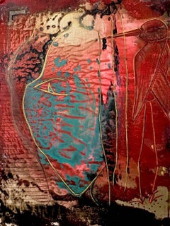 Ora ti vedo von Enzio Wenk, 2011- Abstrakt, Acryl auf Leinwand, Neoexpressionismus