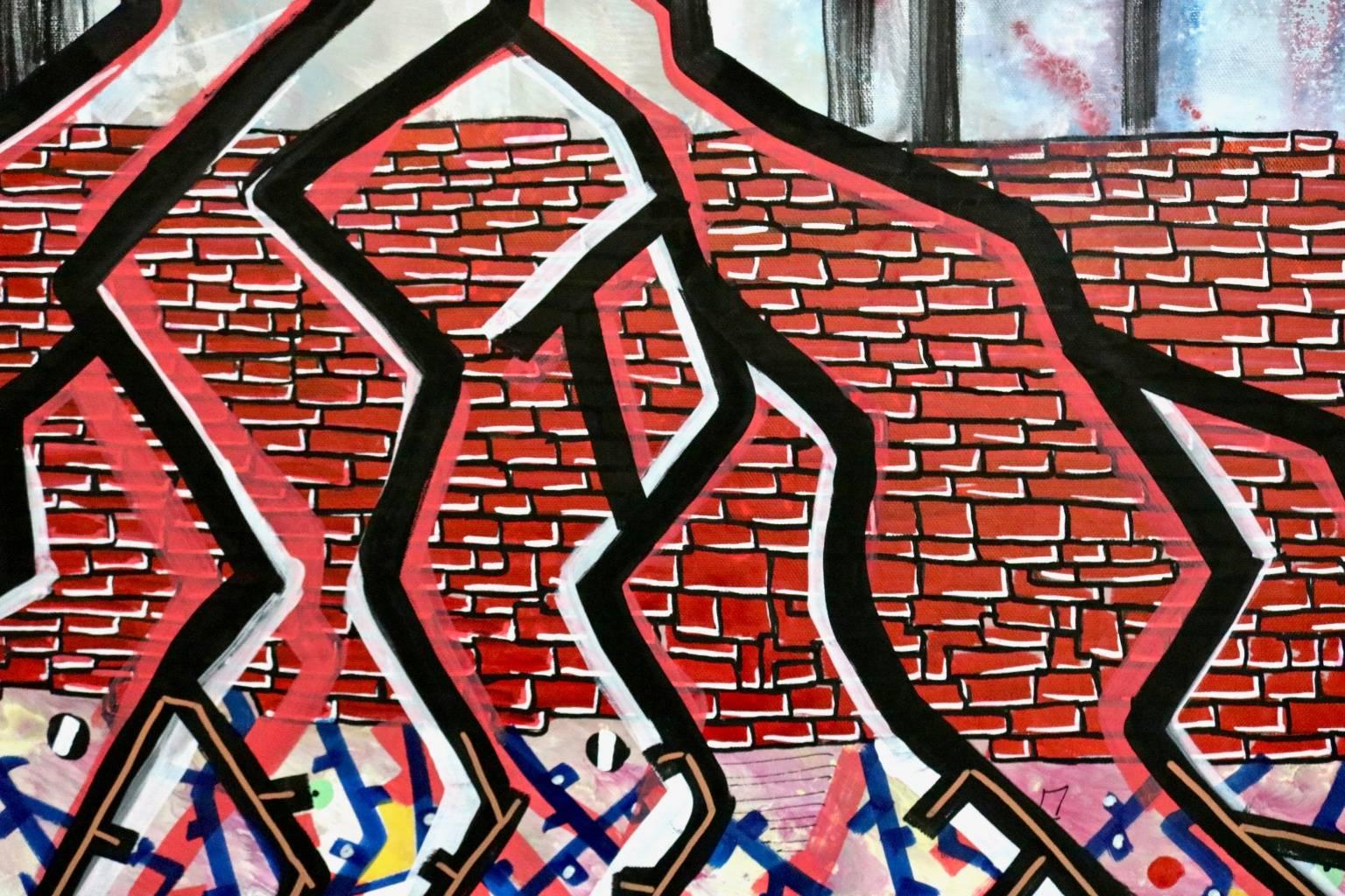 Untitled by Enzio Wenk, 2017 - Abstract Tree, NeoExpressionism For Sale 6
