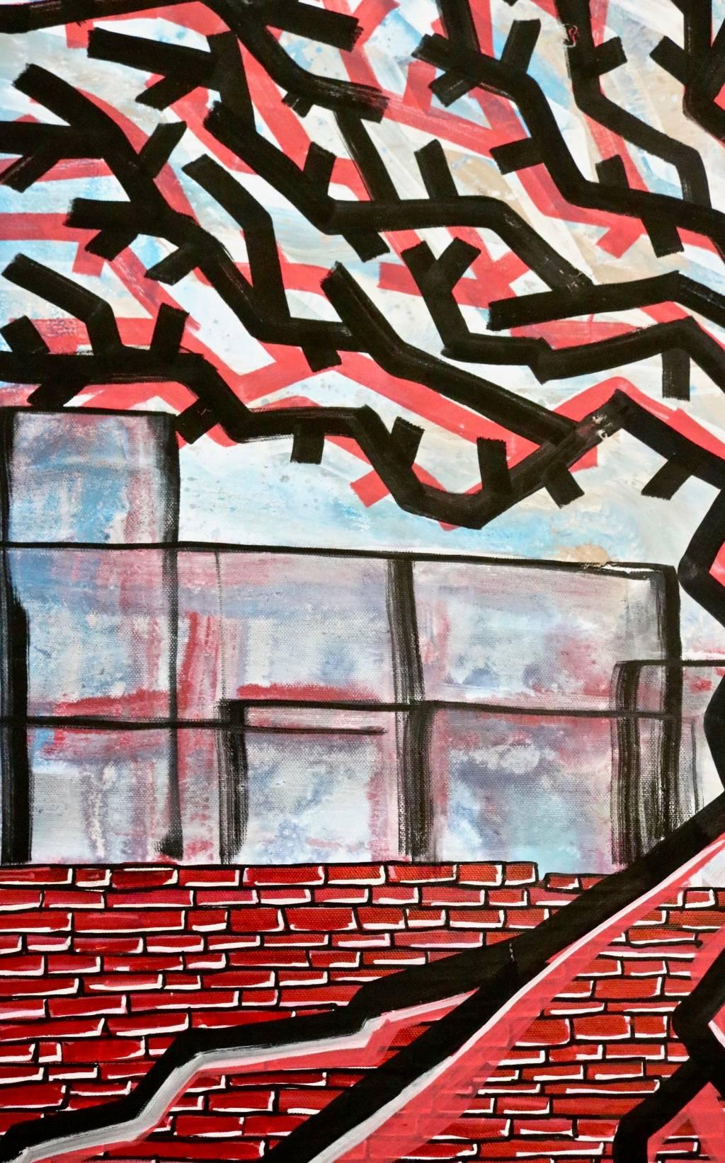 Untitled by Enzio Wenk, 2017 - Abstract Tree, NeoExpressionism For Sale 7