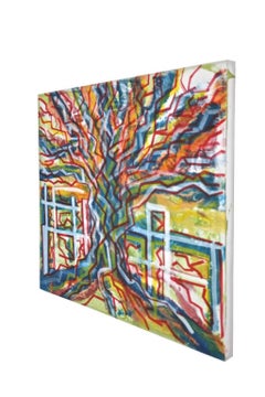 "Albero" by Enzio Wenk, 2017 - Abstract Tree, NeoExpressionism