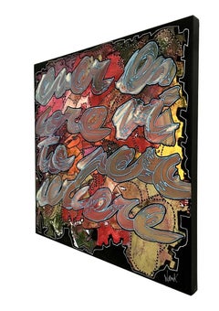 "Aver ancora vita per cercare" by Enzio Wenk, 2016 - Acrylic on Canvas