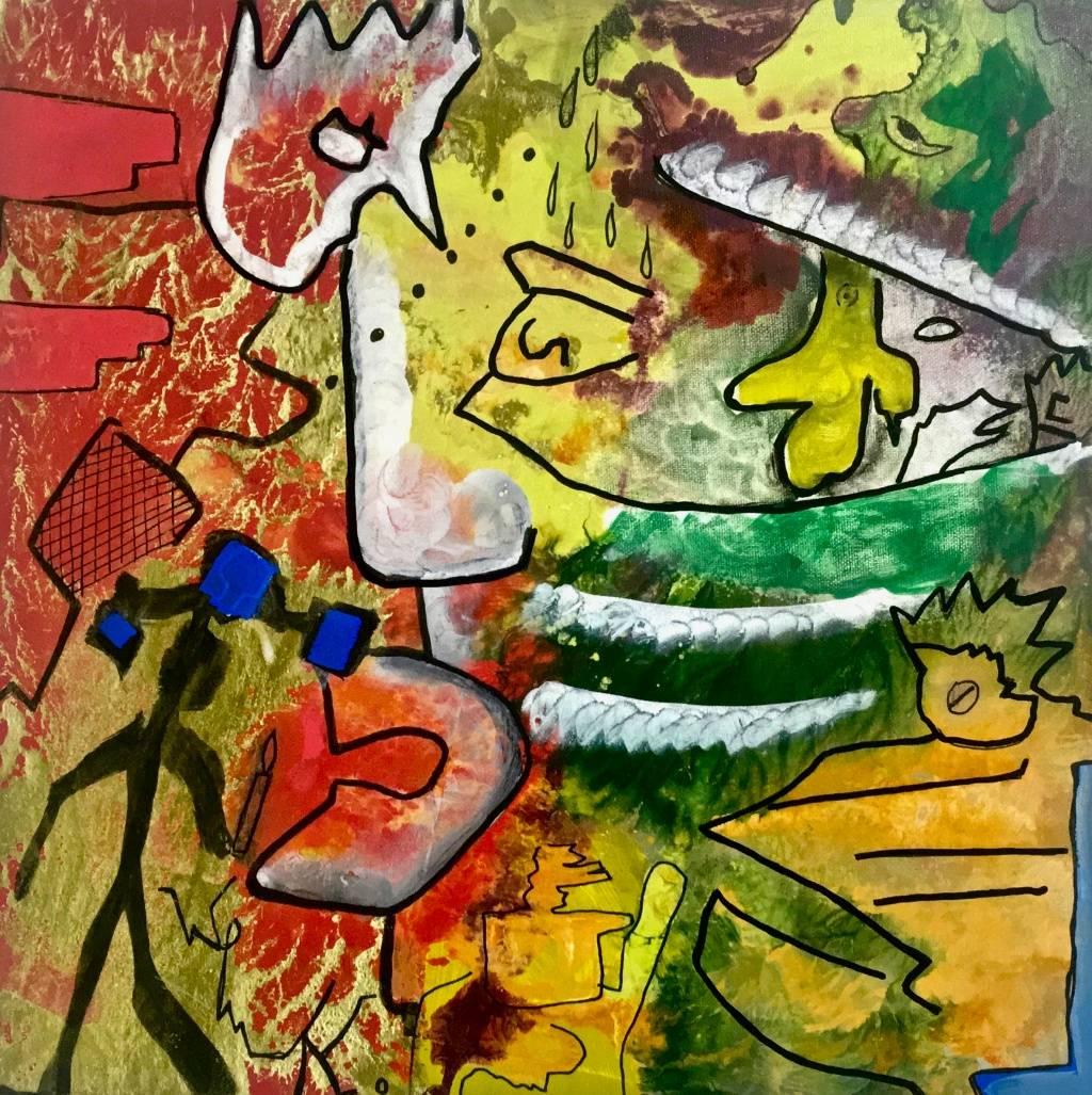 Abstract Painting di Enzio Wenk - Nondetto