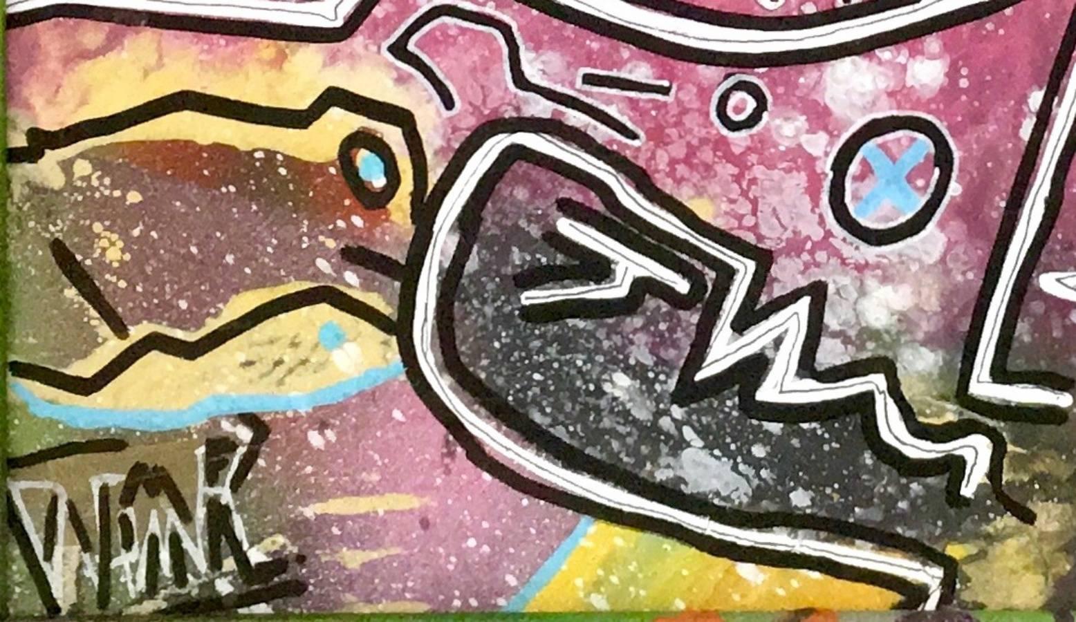 Senza titolo - Abstract Print Marrone di Enzio Wenk