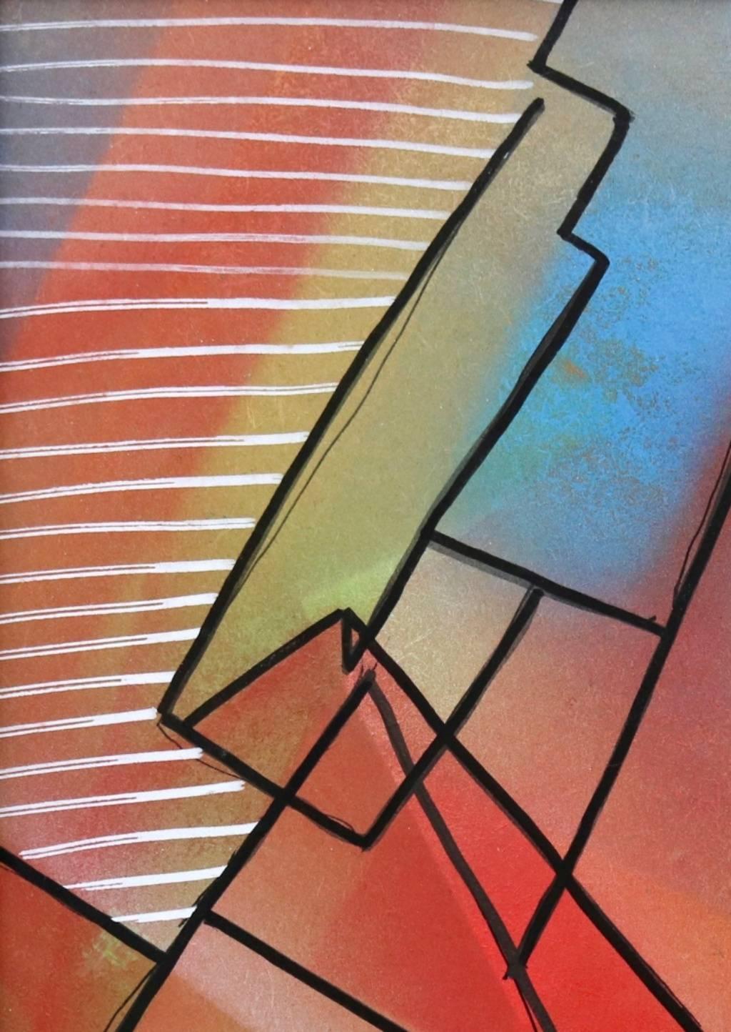 Senza titolo di Enzio Wenk, 2017-Stampa digitale su tela, Astratto, Neoespressionismo in vendita 1