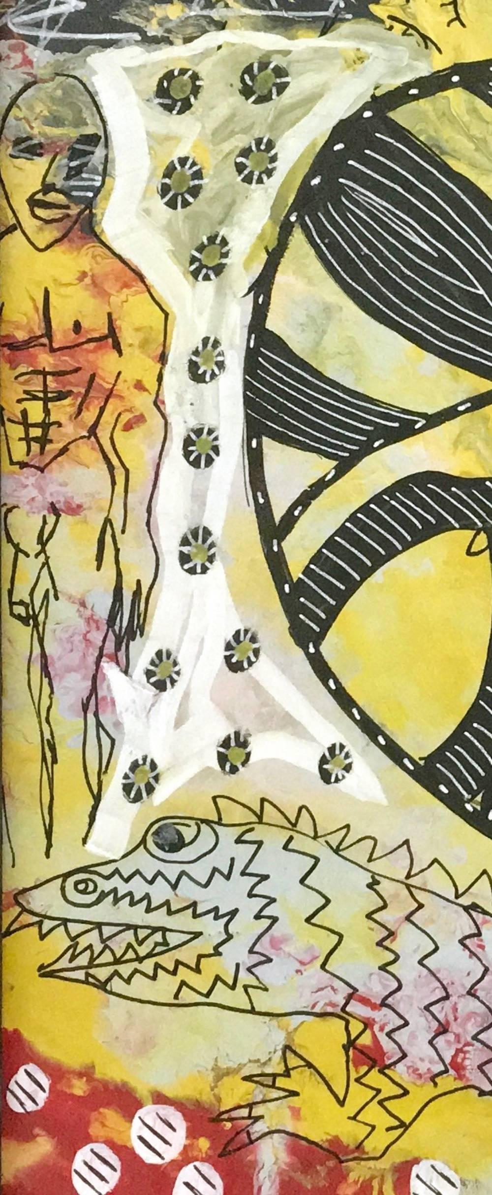 Senza titolo - Print Beige di Enzio Wenk