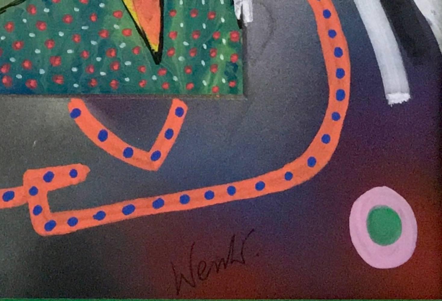 Senza titolo - Abstract Print Grigio di Enzio Wenk