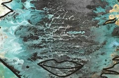 Senza titolo di Enzio Wenk, 2017 - Pittura acrilica su masonite, neo-espressionismo