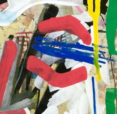 Untitled by Enzio Wenk, 2017 - Acrylic Paint on Masonite, Neo-Expressionism