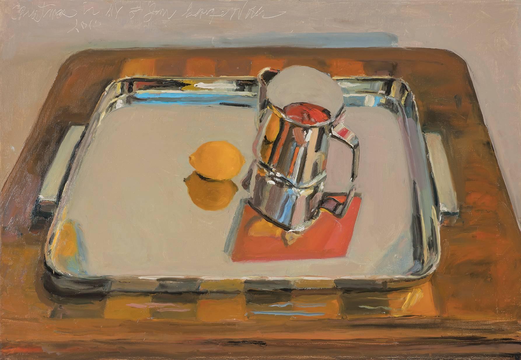 George Nick Still-Life Painting - Christmas in NY 8 Jan 2015