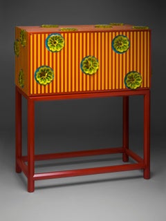 bart niswonger Red and Yellow Cabinet